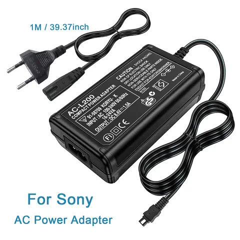 AC-L200 AC-L25 100V-240V adattatore di alimentazione ca caricatore per videocamera 8.4V 1.5-1.7A adattatore di ricarica rapida per fotocamera Sony AC-L200 L25B