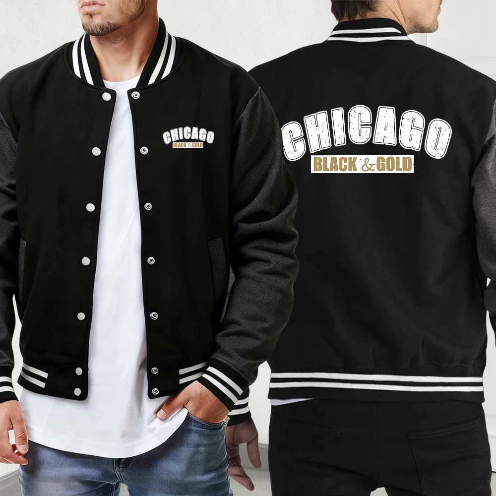 

New York Brooklyn 1965, мужские свободные бейсбольные майки с принтом, большие куртки в стиле ретро, спортивная мужская одежда на пуговицах, уличная осенняя жилетка