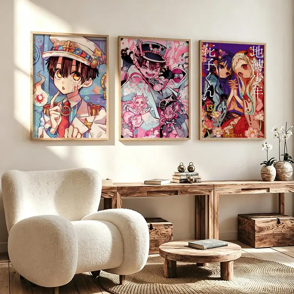 Modern Aesthetic Wall Art Poster anime Toilet-Bound Hanako-kun Poster for Office Home Decor Interior Large Wall Picture Print