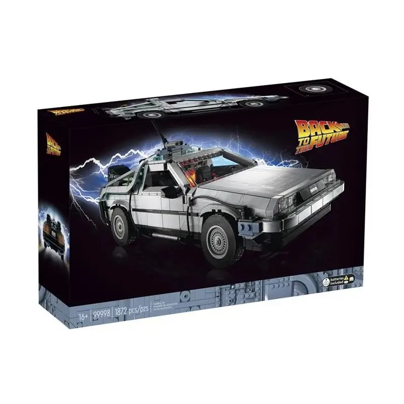 Compatible 10300 Back to the Future Time Machine DeLorean DMC-12 Building Blocks Construction Car Bricks Toys For Children Gifts