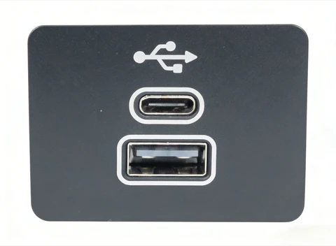 Модуль-бокс для Ford Focus Lincoln SYNC 3 Type-C+USB Dual Media HUB Box, модуль хранения данных, USB-порт для зарядки, OEM: LB5T-14F014-CB, без подсветки