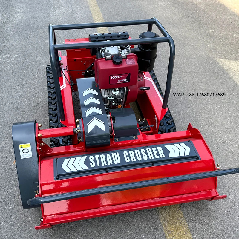 

Remote Control Petrol Engine Reel Mower DIY Grade 800/1000/1200mm Robot Lawn Mulching Tractor Brushcutter with Yoke