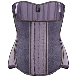 Women's Satin Vintage Waist Trainer Underbust Victoria Corset,Bustier Lingerie Body Shaper Waist Cinchers