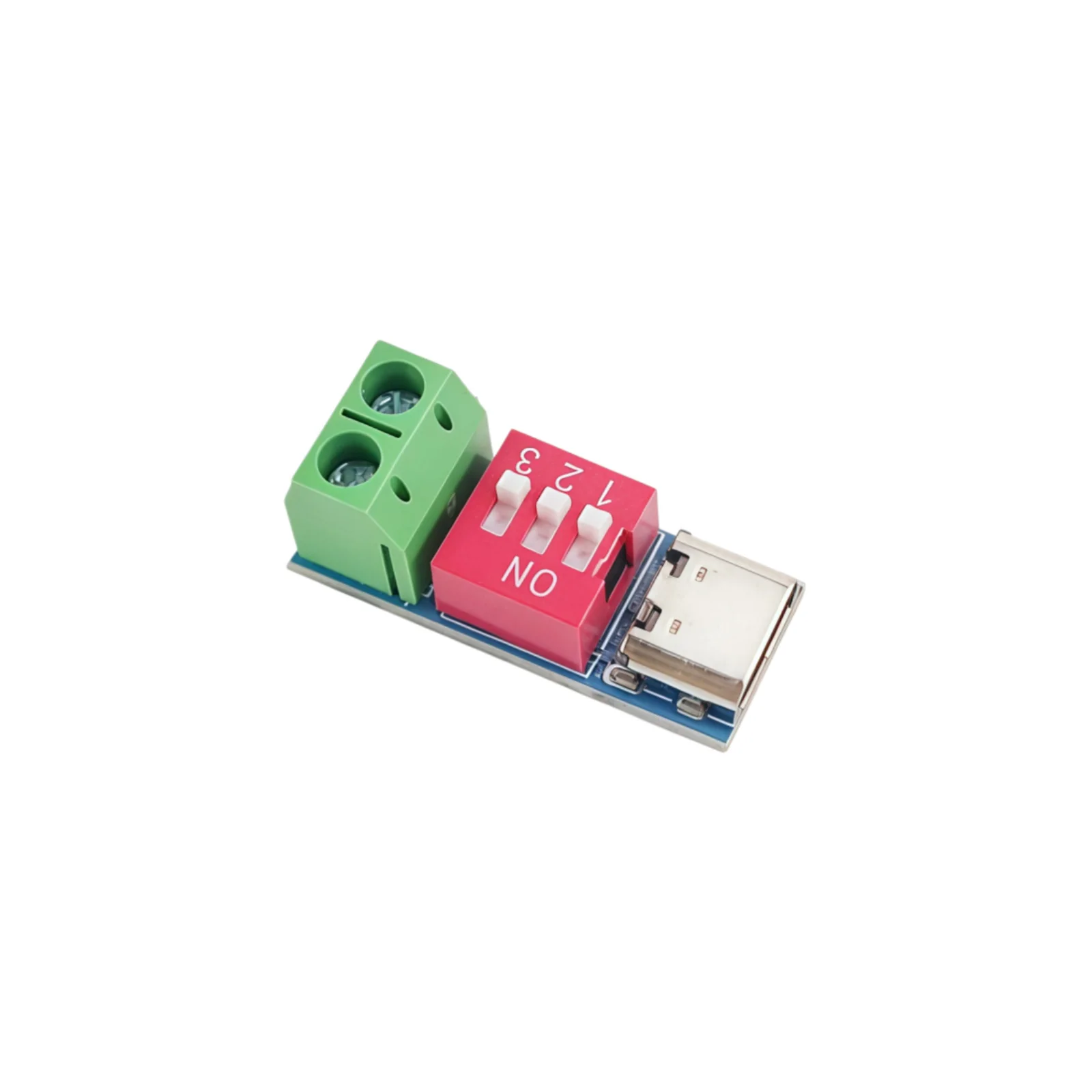 PD Trigger Module Type-C 5V 9V 12V 15V 20V Adjustable Decoy 100W Plug and Play No Soldering for Fast Charging DIY Electronics