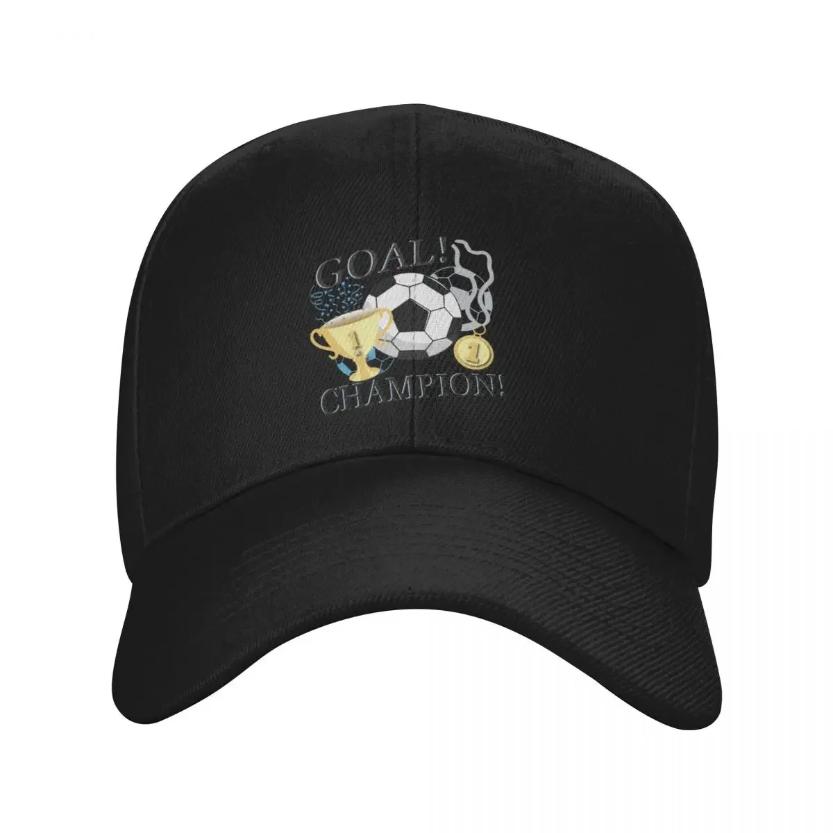 Football Goal Scoring Champion! Baseball Cap Hat Beach party Hat Rave Hats For Men Women's