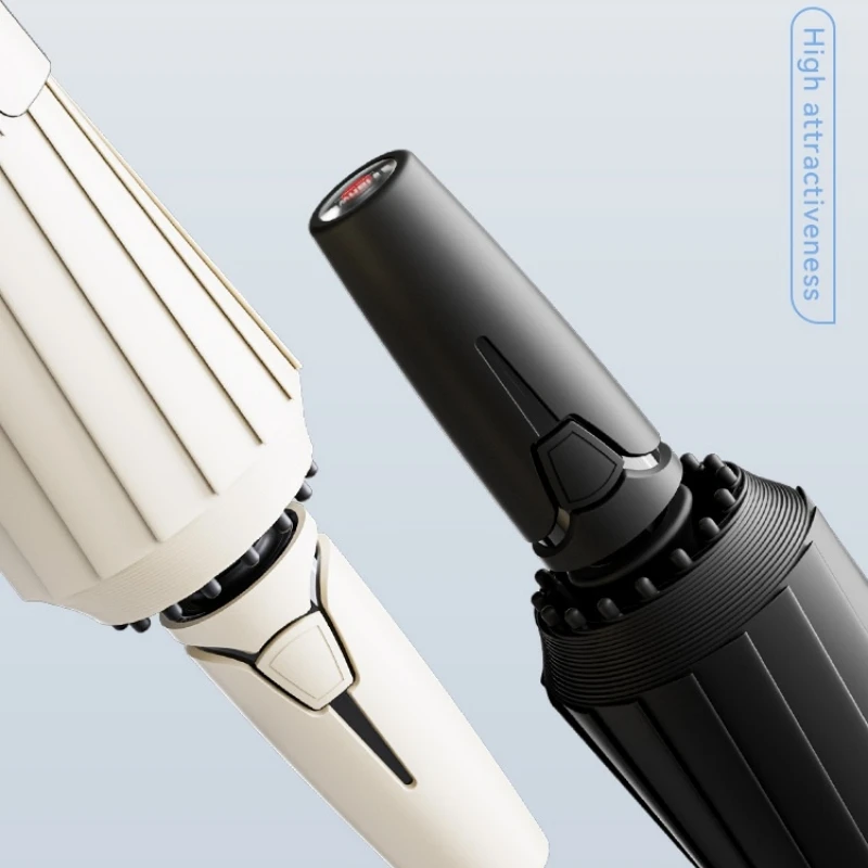 156 Bone Reinforced Dual-Use Folding Umbrella Thickened Black Glue Fully Blackout Weather Resistant Black Color