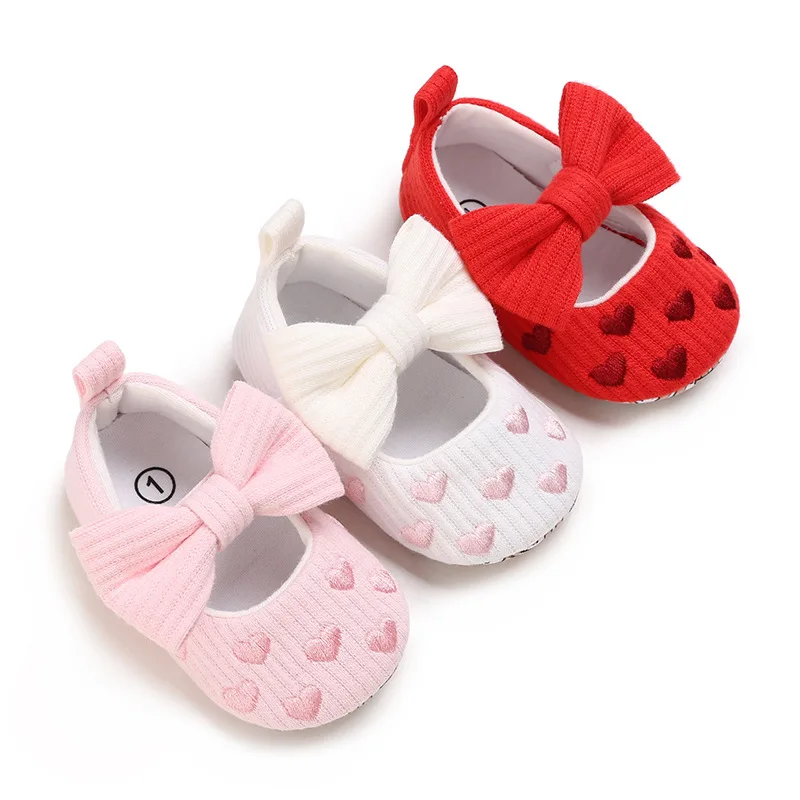 

New Baby Shoes Baby Girl Shoes Cotton Soft Sole Anti-slip Toddler First Walkers Infant Crib Shoes Newborn Girl Footwear