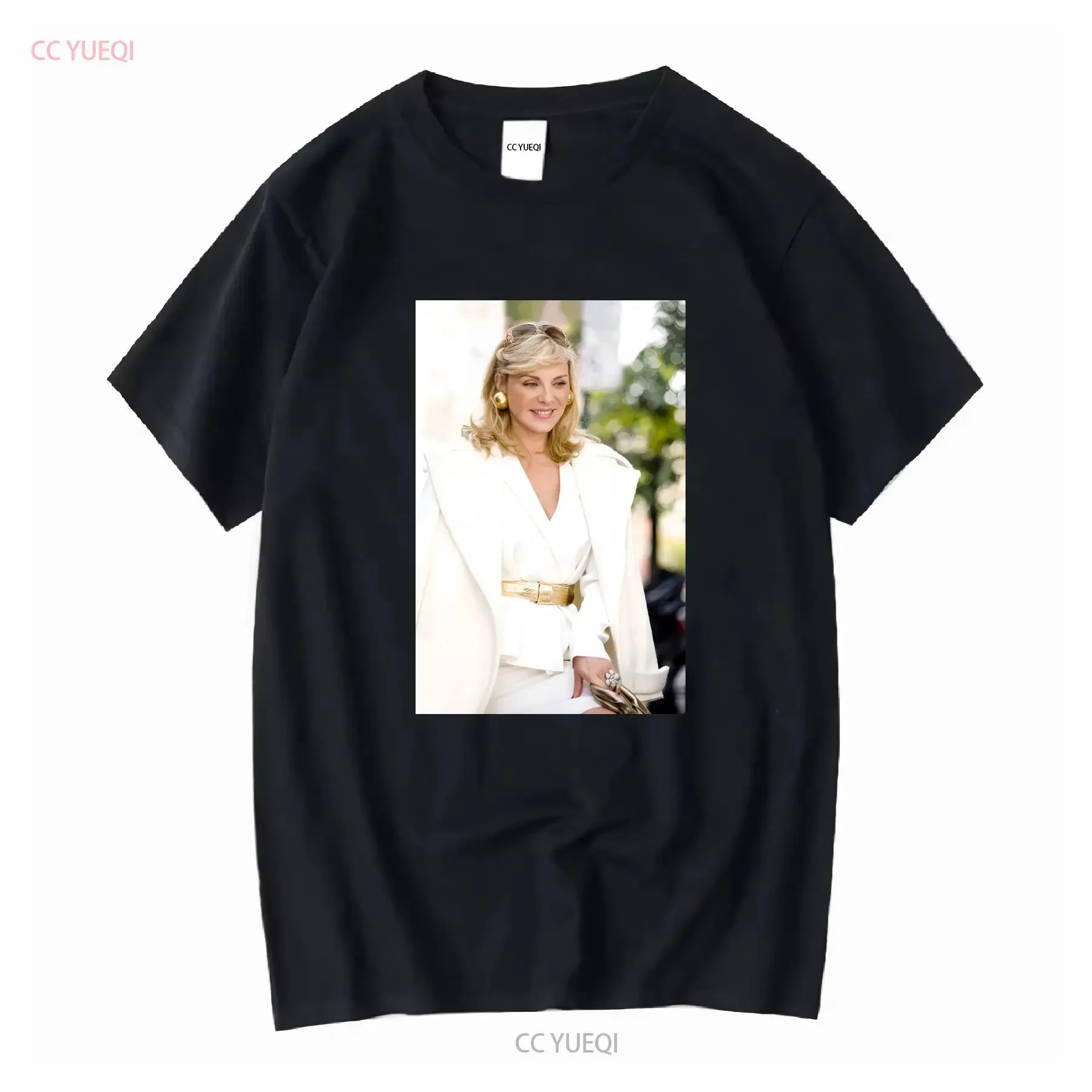 SAMANTHA JONES T Shirt From SATC Carrie Charlotte Miranda Retro With Picture For 90s Women long or short sleeves vintage