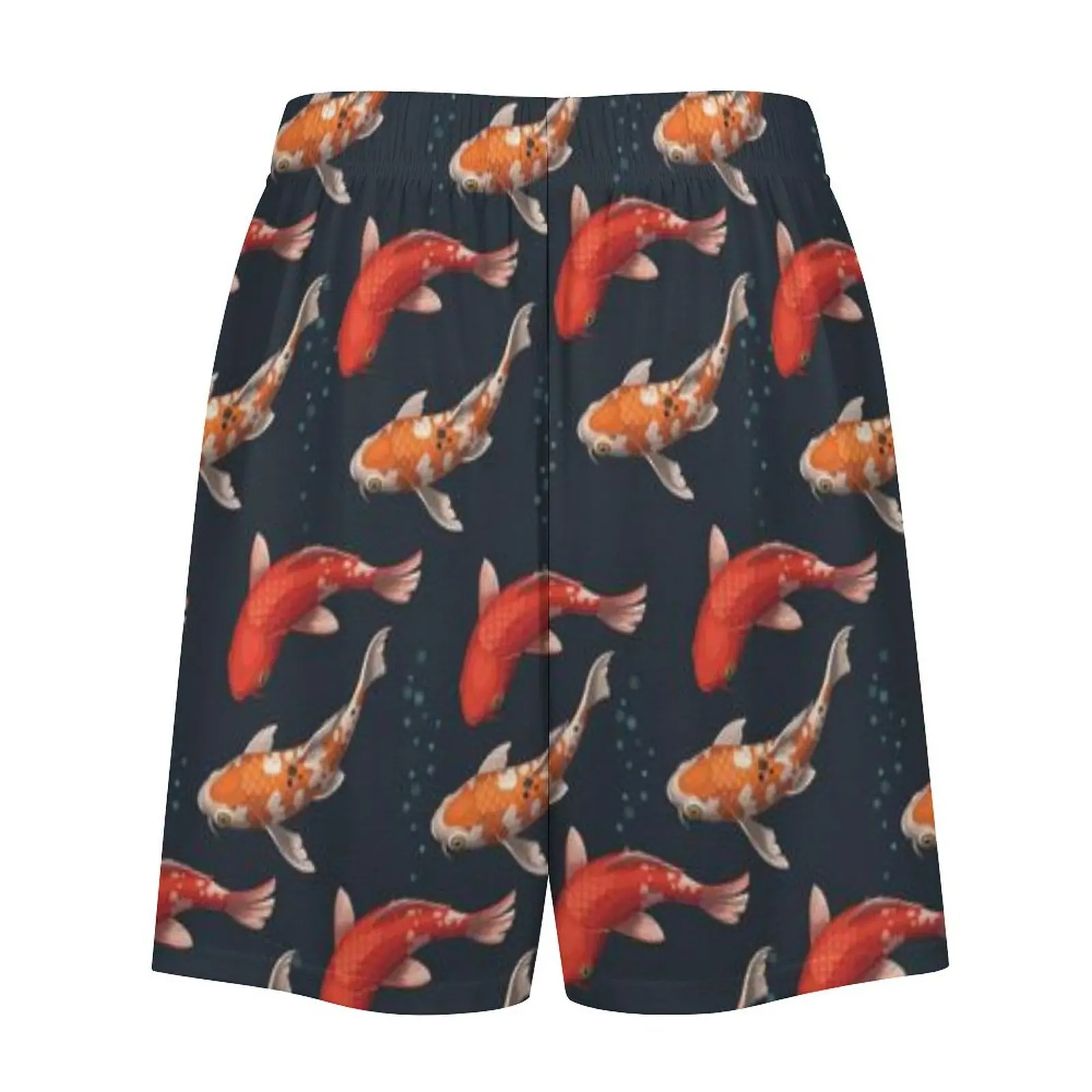 Koi Fish Ice-Cold Summer Pajama Trousers Shorts Half Pants Gift For Men Sleep Home Wear Breathable Comfort Casual Sport