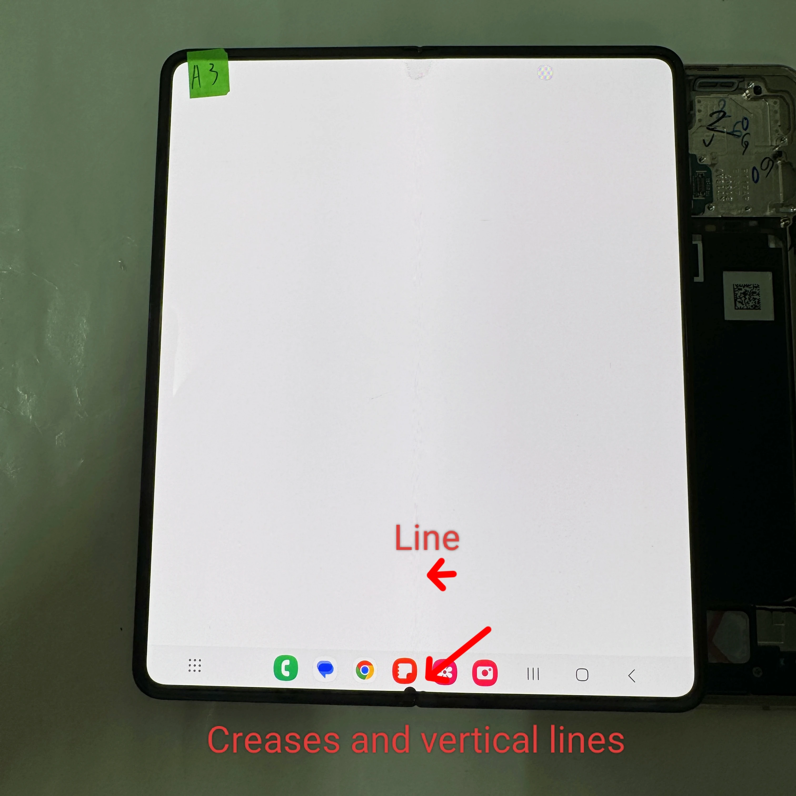 The slightly defective folding screen is suitable for the Samsung Z Fold 4 5G SM-F936F F936D F936B/S LCD display assembly,