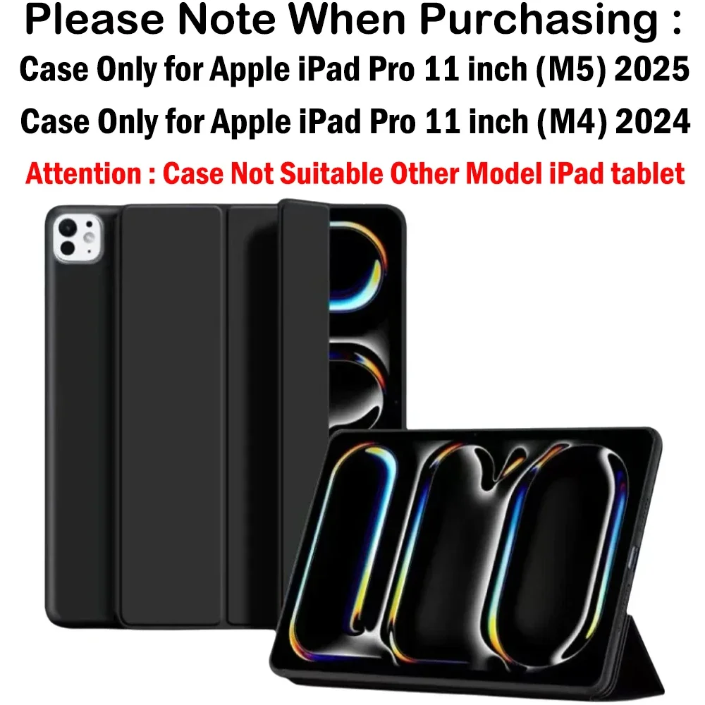 

Мягкий силиконовый чехол для планшета Apple iPad pro 11 дюймов 2024 M4 и 2025 M5 Chip Pro11 A3357/A3358/A3359, новый защитный чехол 2025 г.