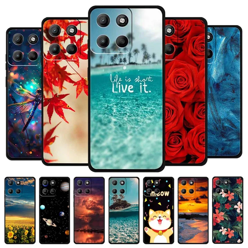 Funda para teléfono Motorola Moto G17 Power 4G, carcasa para Motorola Moto G17 4G, fundas Coque G 17, fundas con diseño de paisaje, carcasa trasera protectora.