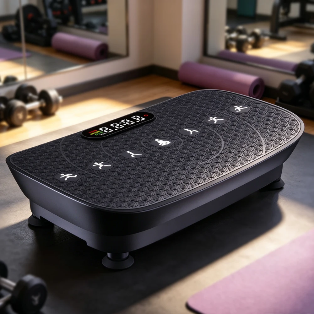 New Multi-function Crazy Fit Massage Vibration Plate Platform Machine-Portable Home Use  Fitness Equipment for Bodybuildingpr