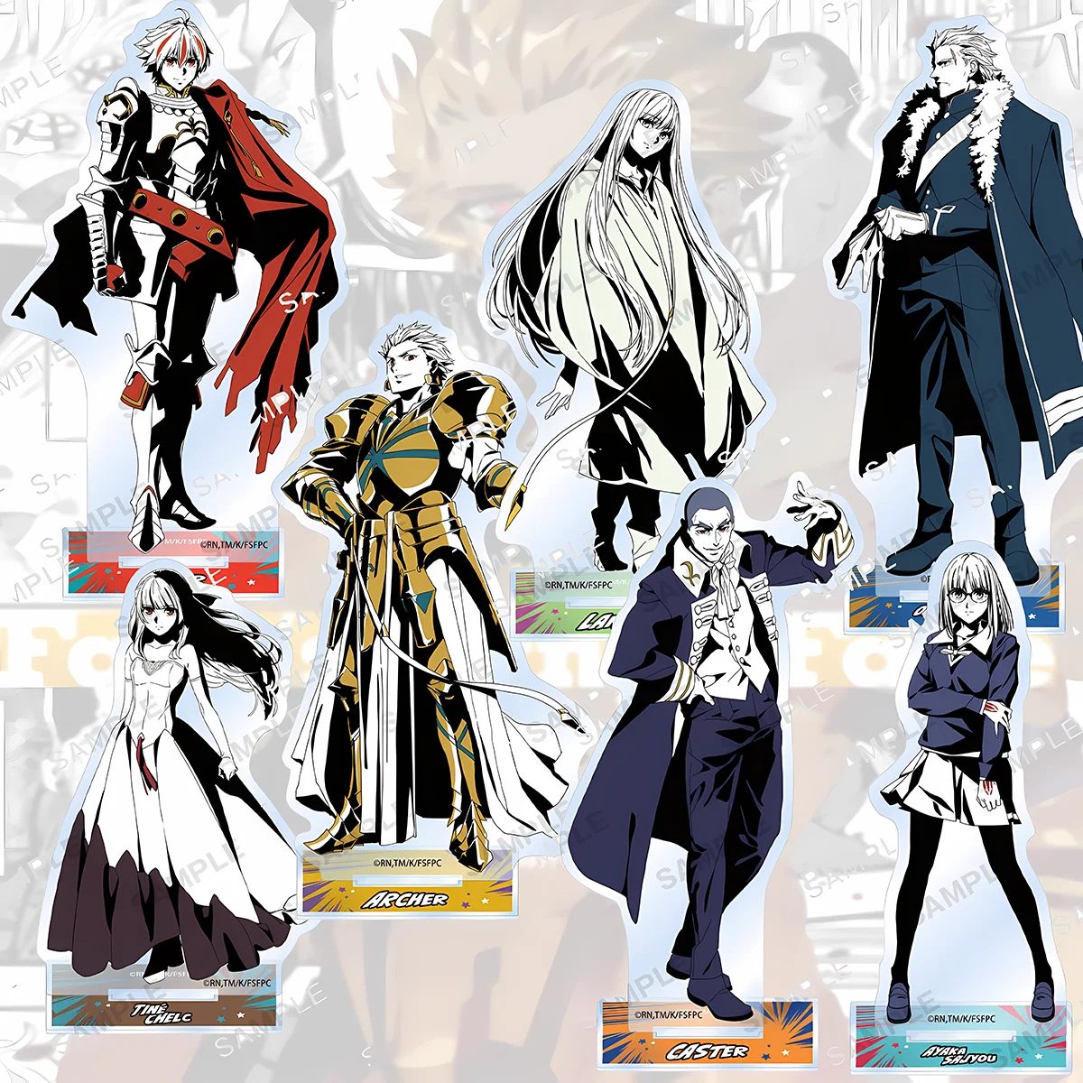 ime Fate/strange Fake Full Set 20cm Acrylic Stand HD Richard I Enkidu Holiday Gift Independence Day Table  keychain