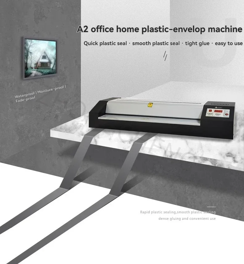 Home & Office Hot/Cold Laminator (A2 Size) – U-550H Metal-Casing Laminating Machine – Smart Laminator for Photos and Documents