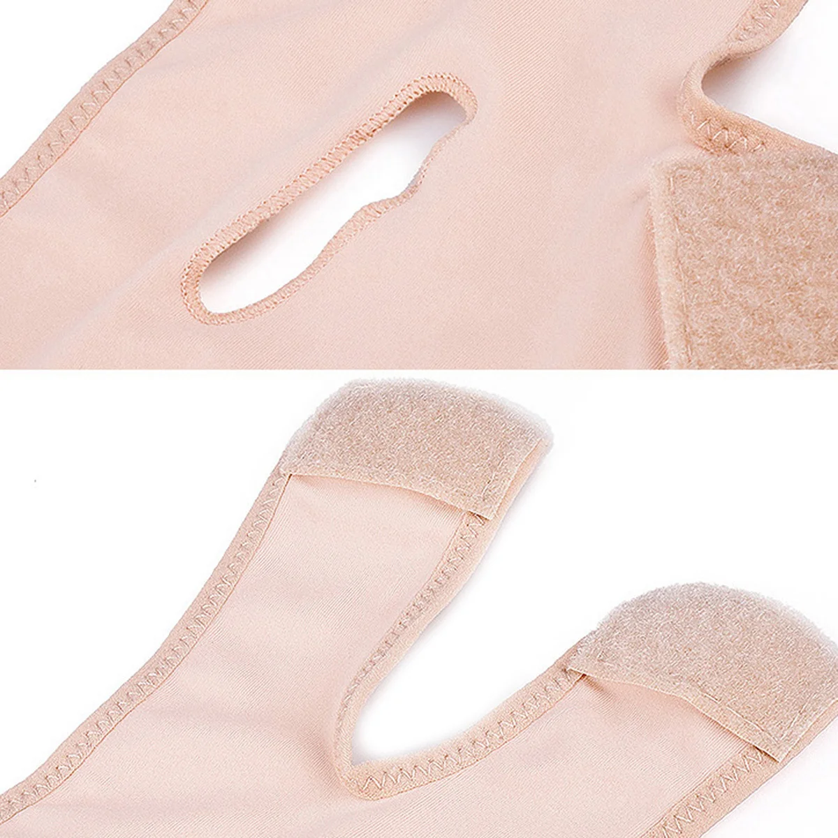 Maschera snellente per il viso Masseter elastico traspirante completamente sottile Cintura di serraggio per doppio mento Taglia L per scolpire il viso