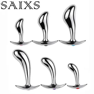 Mertal Anal enchufe P Estimulador de manchas Posador de próstata Massorador de tope juguetes sexuales portátiles para hombres y mujeres Dropshipship 10 mejores ventas de metal anal - №8