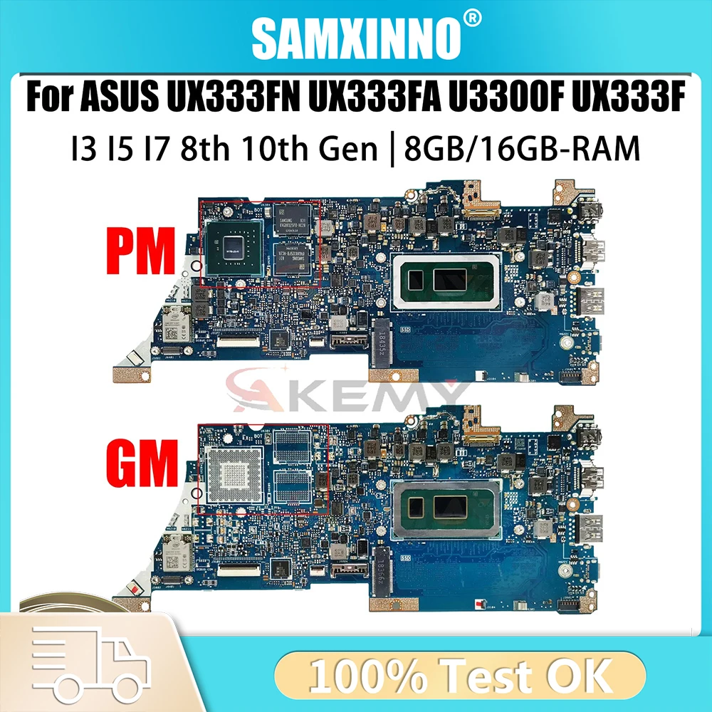 

Для ASUS UX333FA BX333FA BX333FN RX333FA RX333FN Материнская плата UX333FN U3300F UX333F UX333FN UX333FL UX333FAR UX330FA UX334FA
