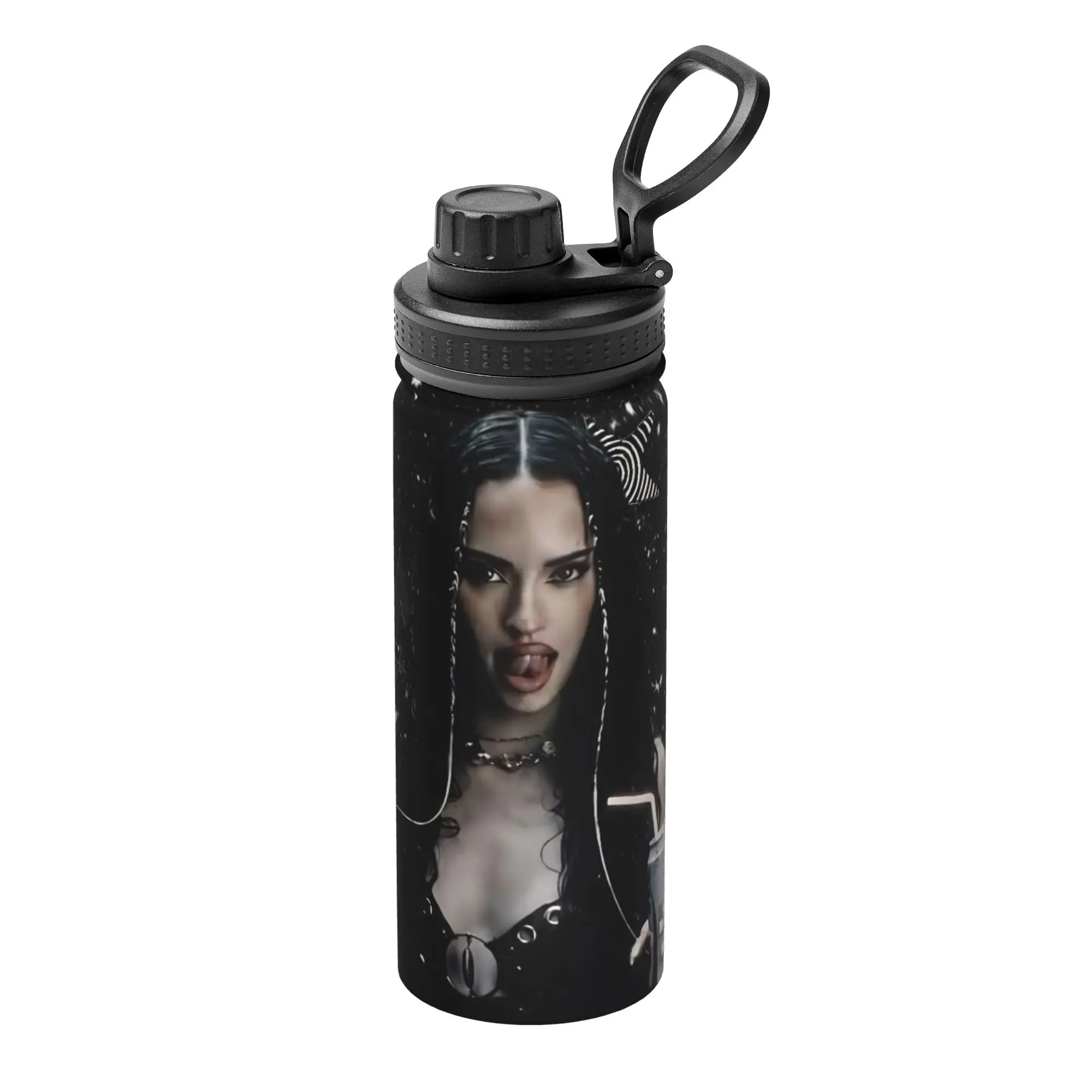 Daniela Katseyes Kpop Girl Group 18OZ Sports Insulated Kettle  Coffee Cups Stainless Steel Smoothie Tea Mugs Spill Proof