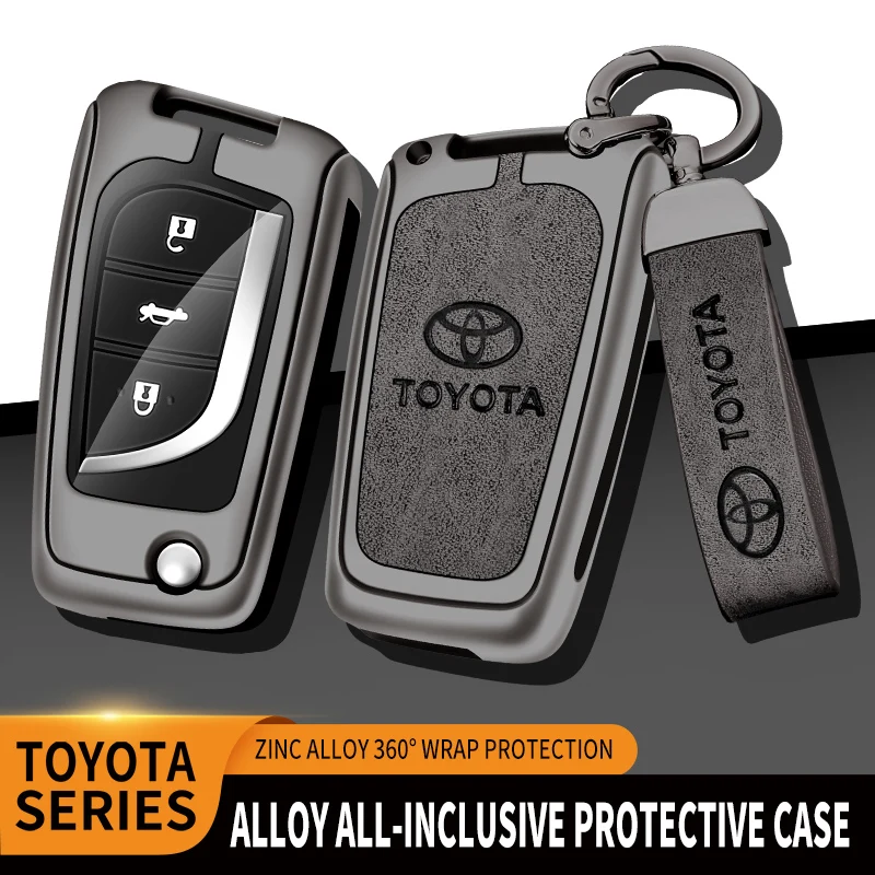 

Car Remote Key Cover Case Shell Fob For Toyota Auris Corolla Avensis Verso Yaris Aygo Scion TC IM Camry RAV4 Forturner Hilux