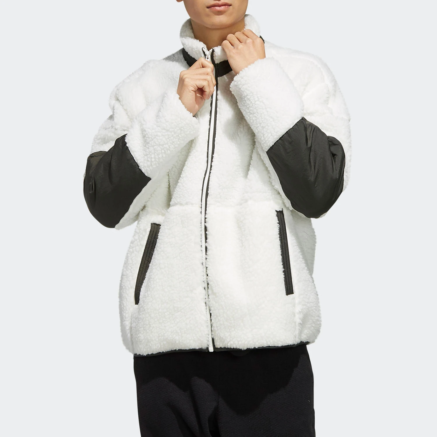 Adidas genuine JACKET men's fleece zipper warm jacket jacket ED1922