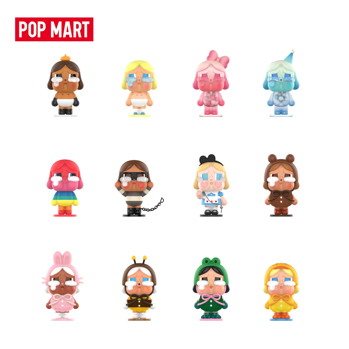 POP MART CRYBABY Ağlayan Tekrar Serisi Rakamlar Gizemli Kutu 1PC