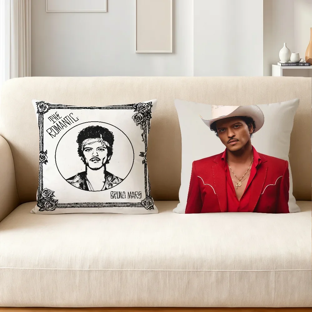 Singer B-Bruno Mars Cushion Cover Suitable For Bedrooms Living Rooms Cars Home Decoration