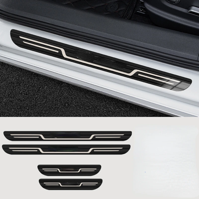 

Suitable For Geely Monjaro 2021 2022 2023 2024 Stainless Steel Threshold Strip Rear Guard Welcome Pedal Decorative Stickers