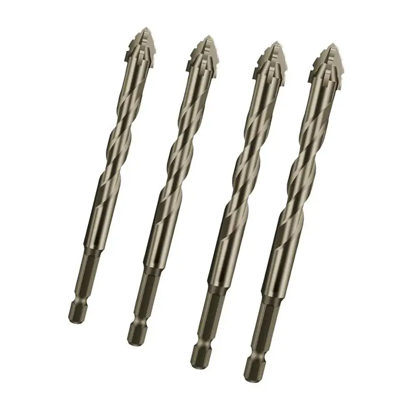 

Serrated Eccentric Drill Bits Four-Edge Serrated Drill Bits High Hardness Bevel Tip Serrated Drill Bits For Brick Wood