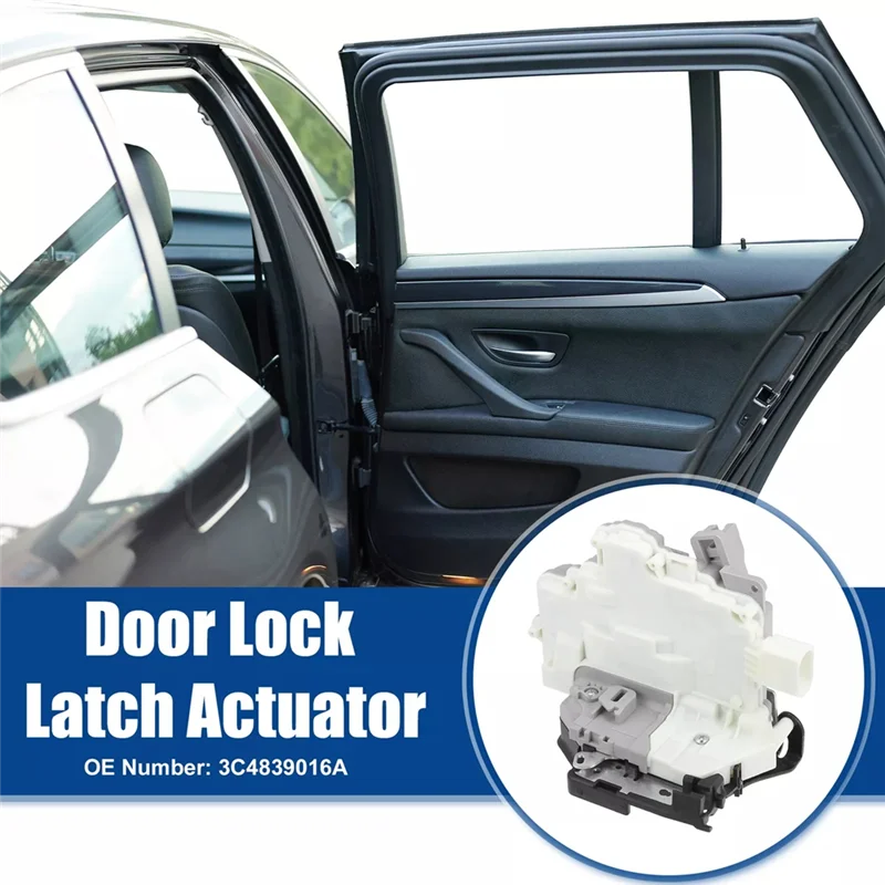 

1Pair Rear Door Lock Latch Block Actuator 8K0839015 8K0839016 For A4 Q3 Q5 Q7 Skoda VW Passat 3C1839015A 3C4839016A-A28K