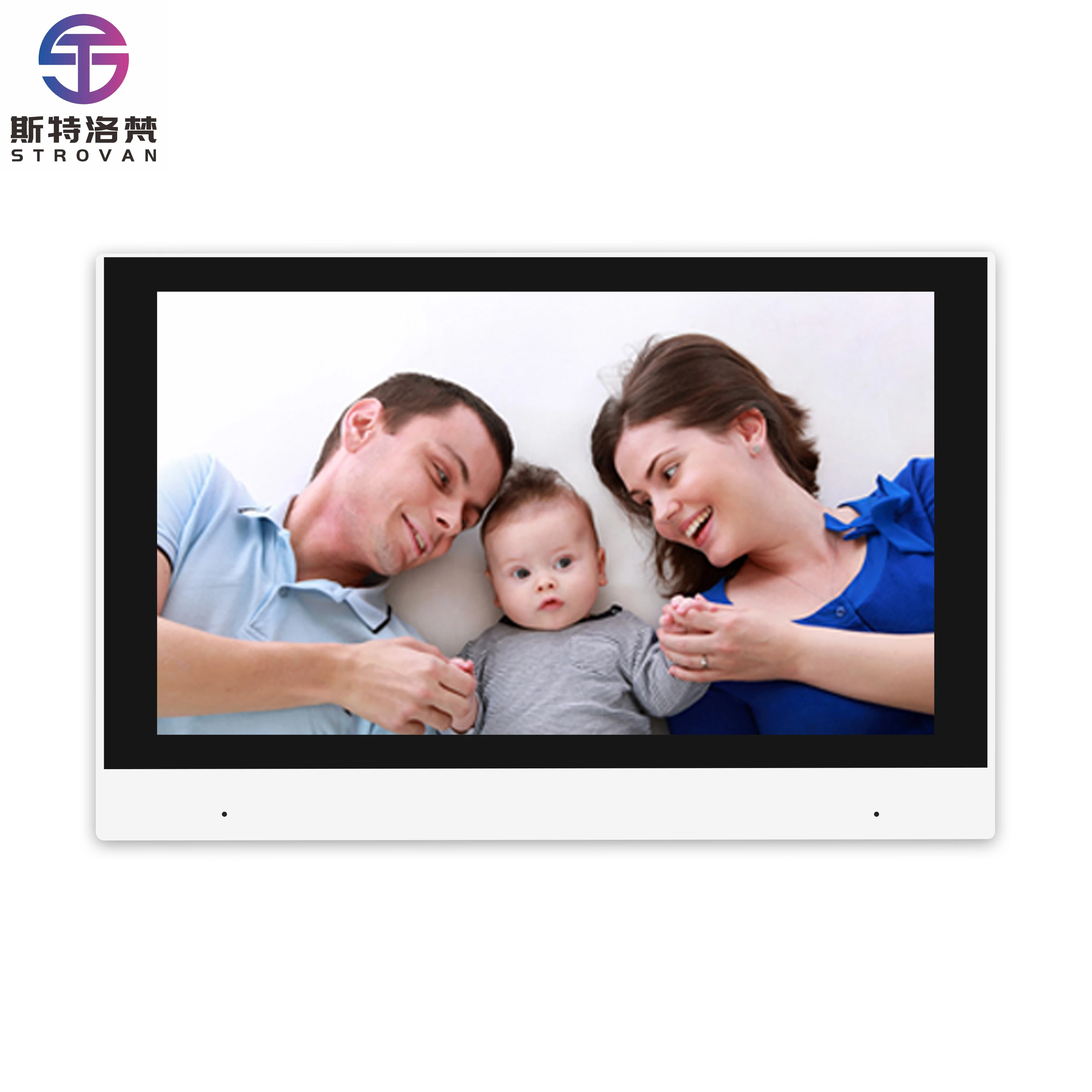 7inch HD Full Touch Screen All-digital Video Intercom Video Doorphone  Indoor Unit Indoor