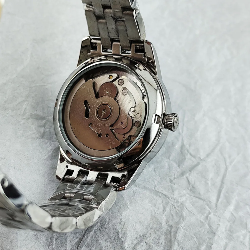 2026 Women's Watch Cocktail Dial Watch 33mm Stainless Steel Watch Customized Logo Automatic Watch Suitable for NH35 Movement - view 6