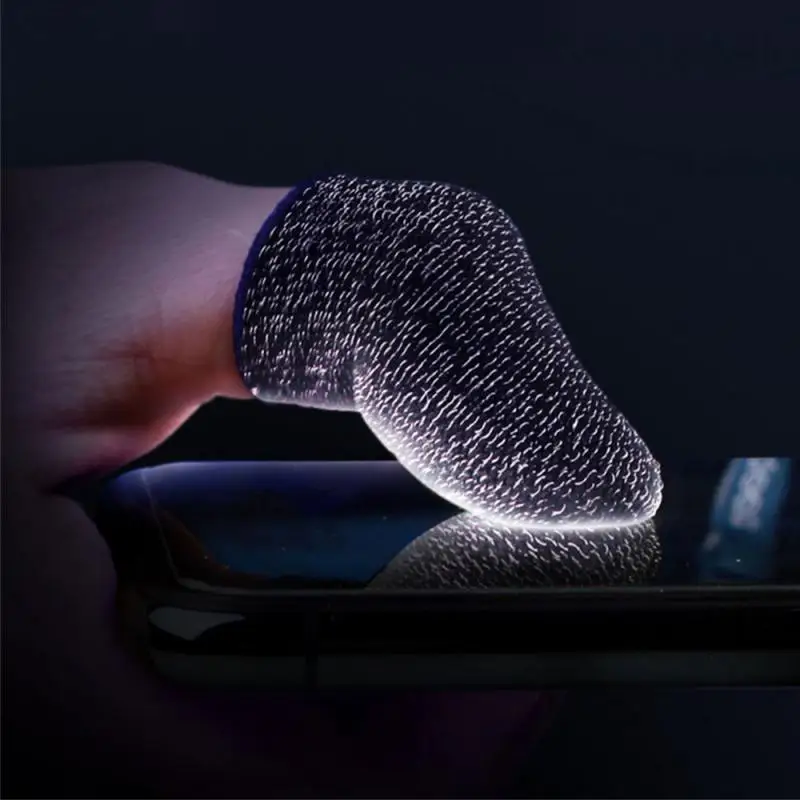 Gaming Finger Sleeve Breathable Fingertips For Mobile Games Anti-Sweat Touch Screen Finger Cots Cover Sensitive Mobile Touch