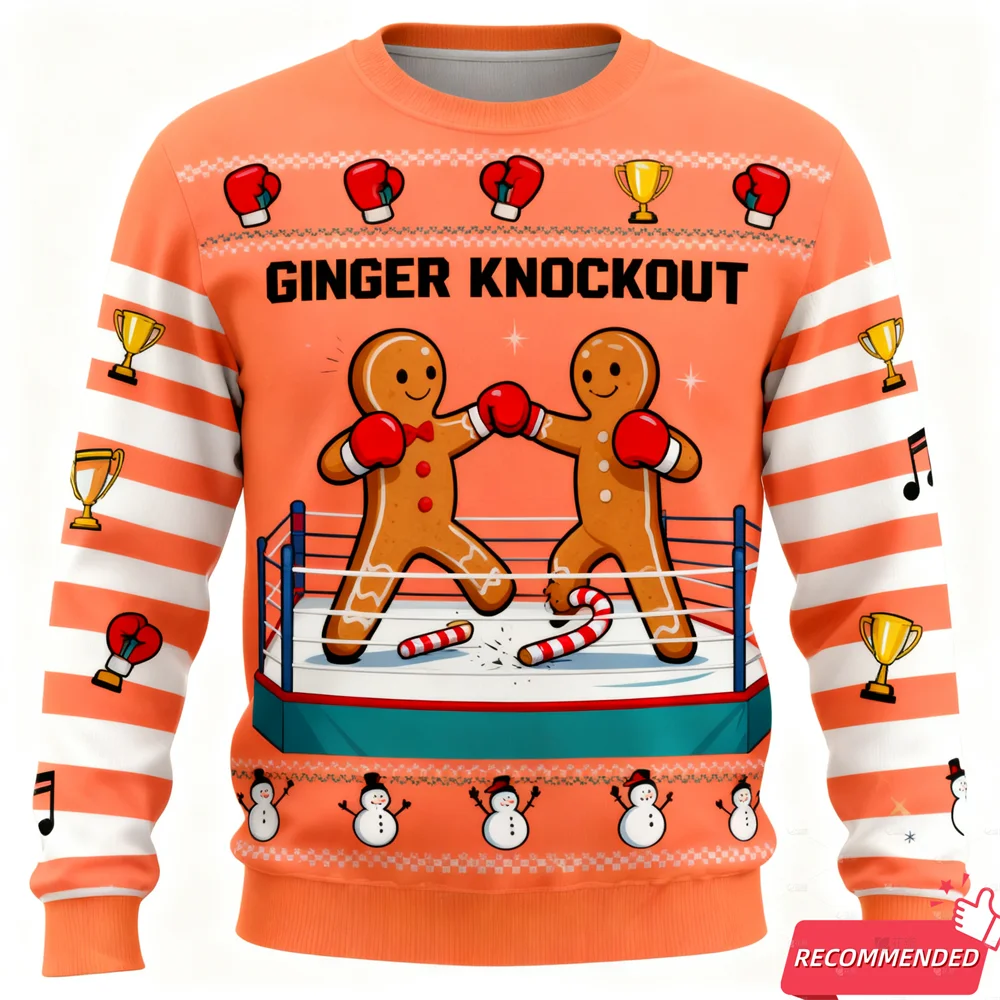 Crazy Animals Christmas Ugly Sweatshirt Squirrel Ninja 3D Print Xmas Festival Party O-neck Ugly Sweater Santa Graphic Pullovers