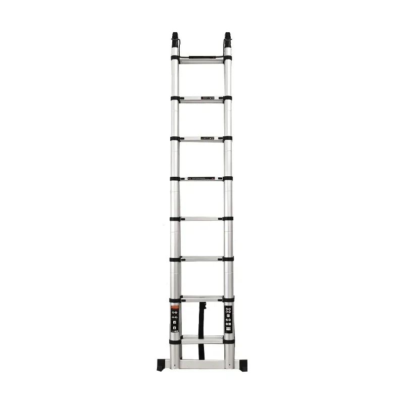 Telescopic Ladder 8M Telescopic Loft Ladder Bamboo Ladder Shelf