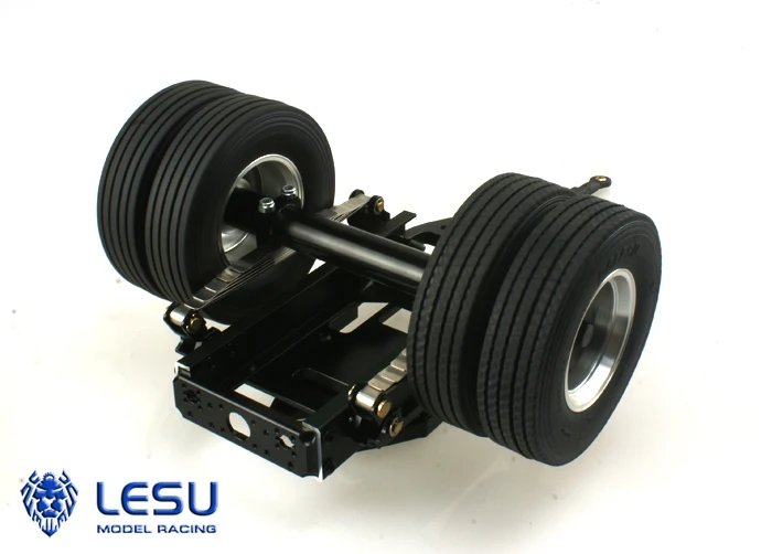 LESU 1/14 LKW Muldenkipper Installations-Transfer-Traktor-Anhänger-Modell – Detail 2