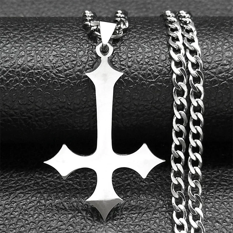Outdoor EDC Stainless Steel Multifunction Cross Necklace Pendant Tool