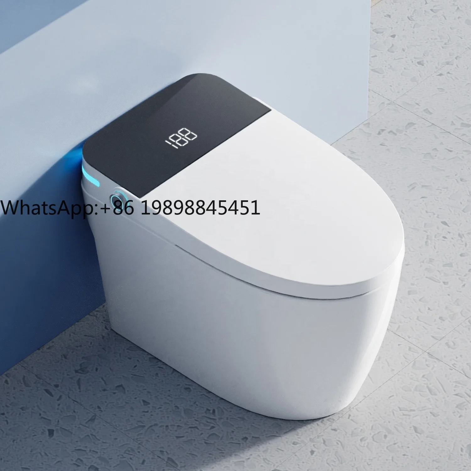 

Bathroom Foot Touch Flush Wc Intelligent Toilet Bidet Smart Toilet Inodoro Inteligente Hotel Automatic Toilet Bowls