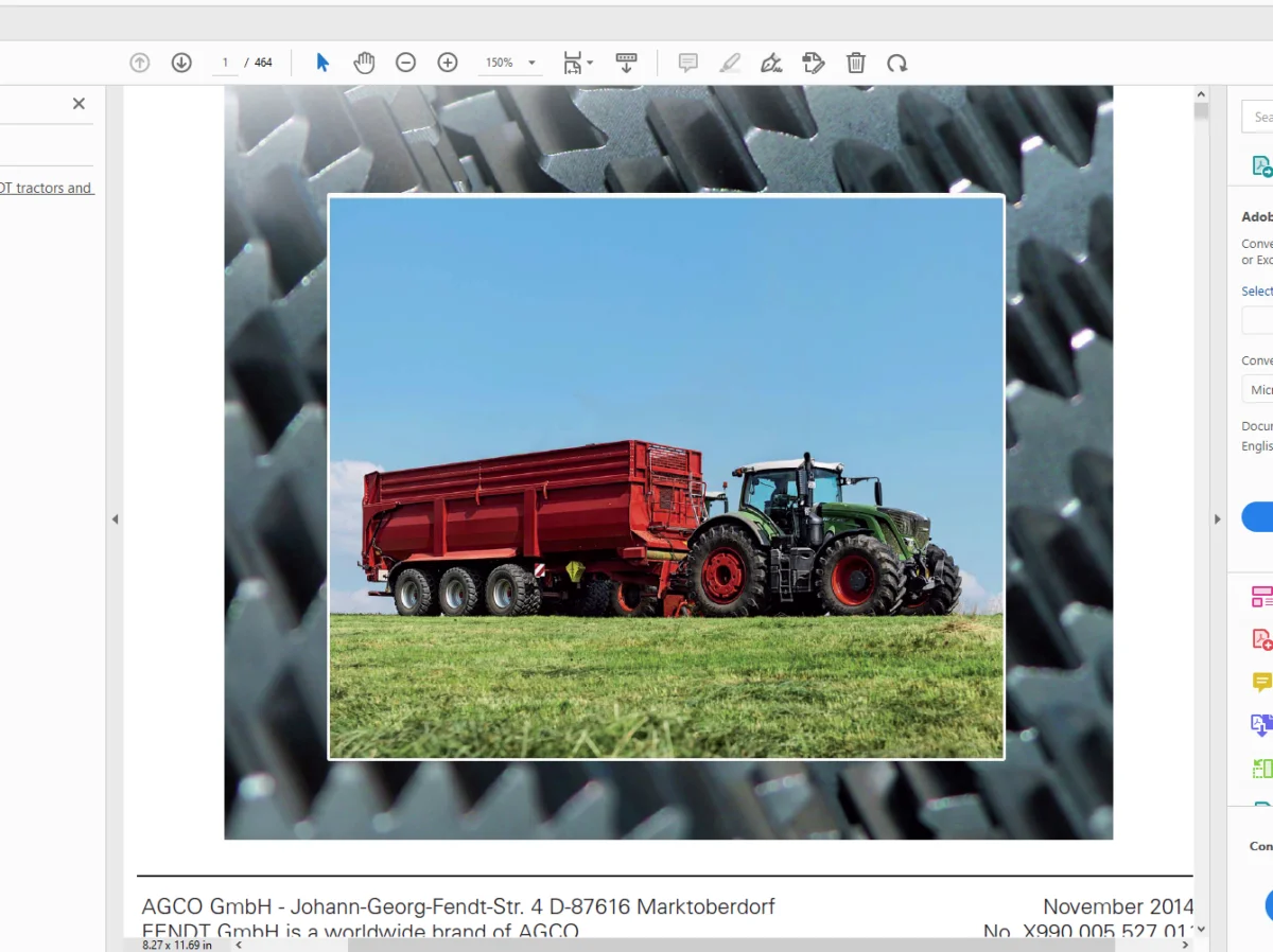 

ТРАКТОР FENDT AutoDVD 15 ГБ PDF-диаграммы, оператор и руководство по мастерской DVD на языках Нидерландов