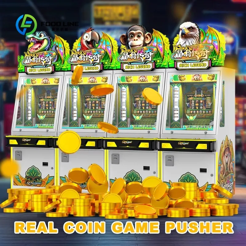 Coin Pusher Arcade Game Machine Commercial Attraction Equipment for Game Centers Amusement Parks and Malls
