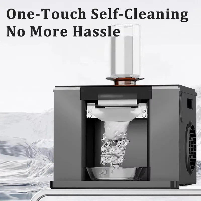 Outdoor Home Use Electric Shaved Ice Snowflake Ice Shaver House DIY Ice Shaver Snow Flack Shape Slush Machine