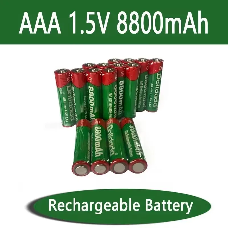 

1.5V AAA rechargeable battery 8800mAh New Alkaline Rechargeable battery for led light toy MP3 long life