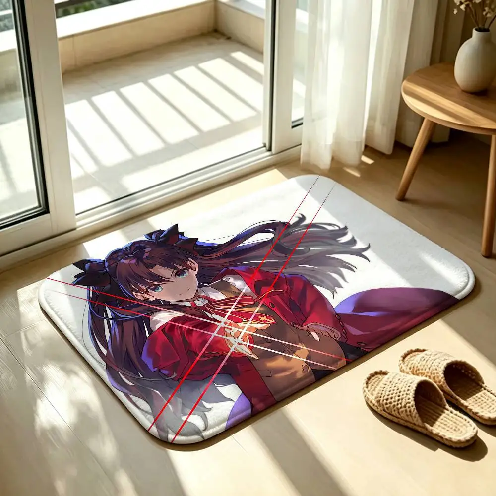 New Honkai Star Rail R-Rin T-Tohsaka Bedroom Decor Carpet  for Living Room Thick Plush Study Floor Mat Home Fluffy Soft Rug