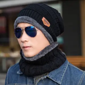Chapeau d’hiver, Skullies, tuques, chapeaux, bonnets pour hommes, foulards en laine, casquettes, cagoule, bonnet Gorras, bonnet tricoté 10 meilleures ventes de capot noir - No 7