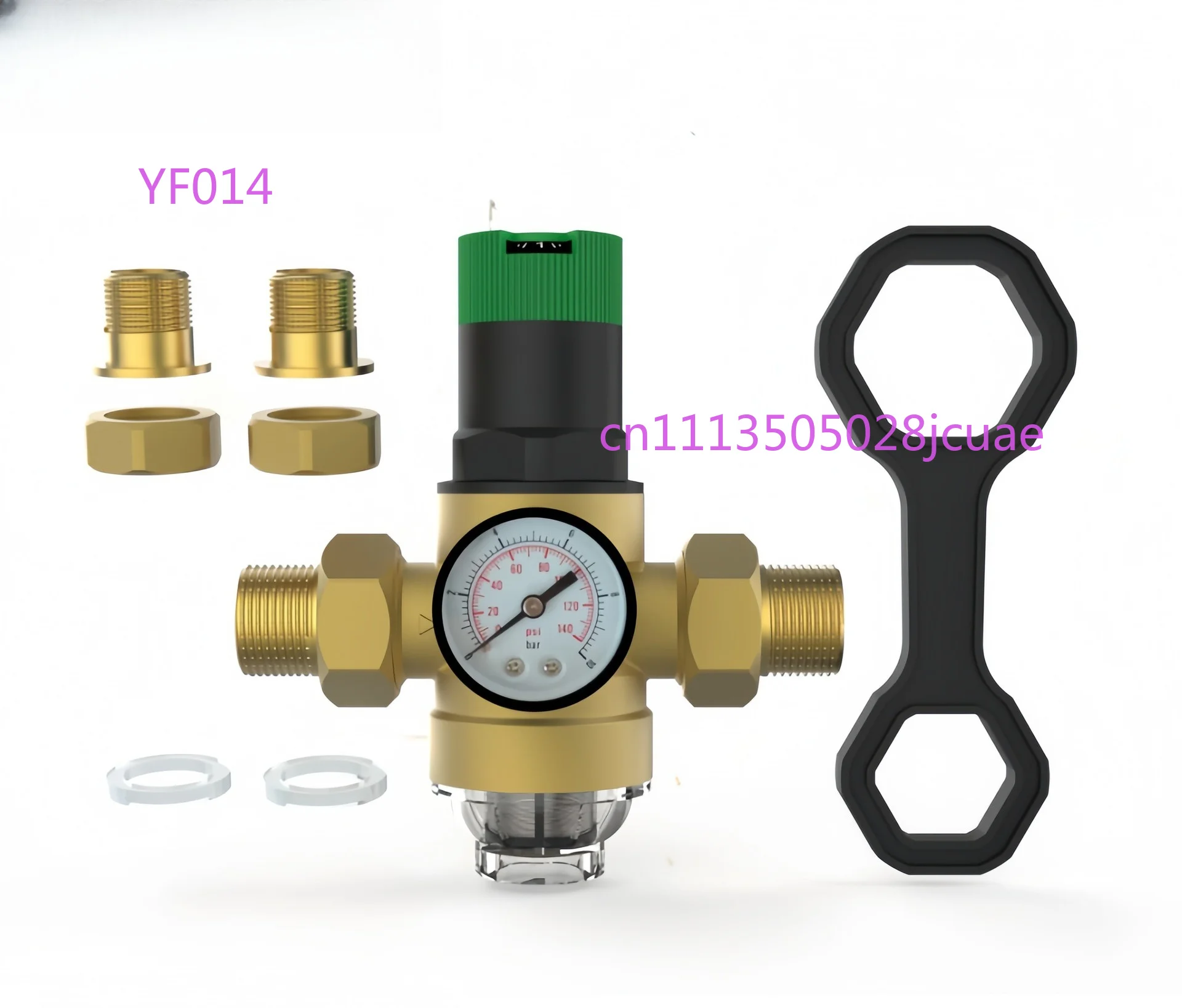 Pipeline Adjustable Pressure Reducing Valve Safety Valve Household Pre-filter Water Pressure Regulator Relief Valve
