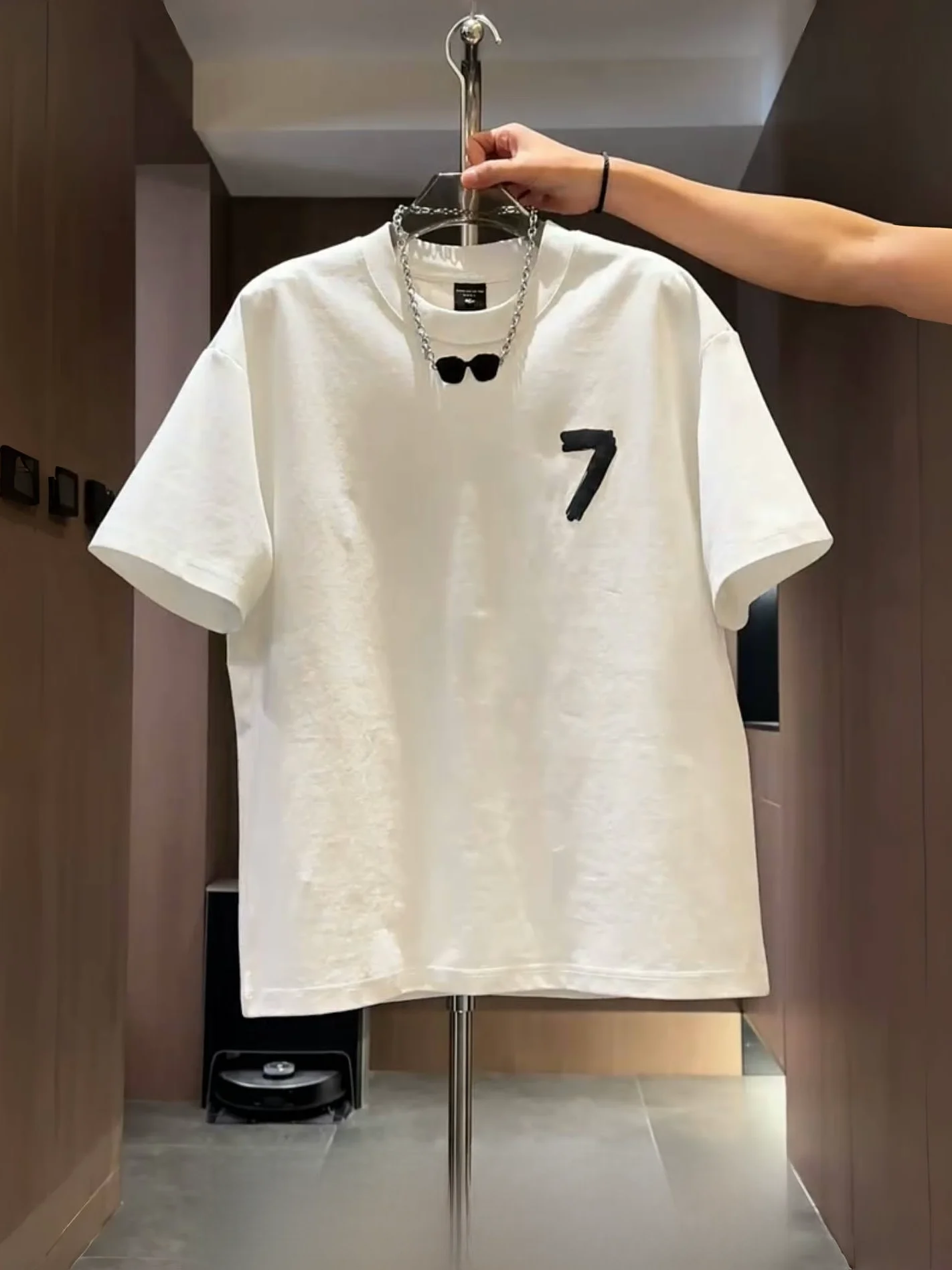 

Лето 2029. Мужская футболка, повседневная хлопковая круглая футболка Ne ort Sve с принтом, модная, дышащая, удобная, молодежная, Pure C...