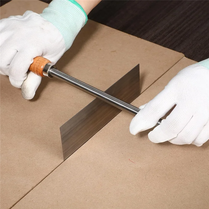 ABUG-Card Scraper Burnisher And 6 Pcs Cabinet Scraper Set For Woodworking Card Woodworking Burnishing Include 3 Rectangle