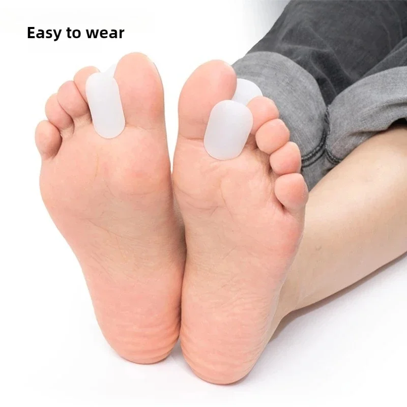 Relief Toes Hallux Valgus Protector Silicone Gel Hallux Valgus Adjuster Toe Separator Relief Foot Bunion Foot Care Tools