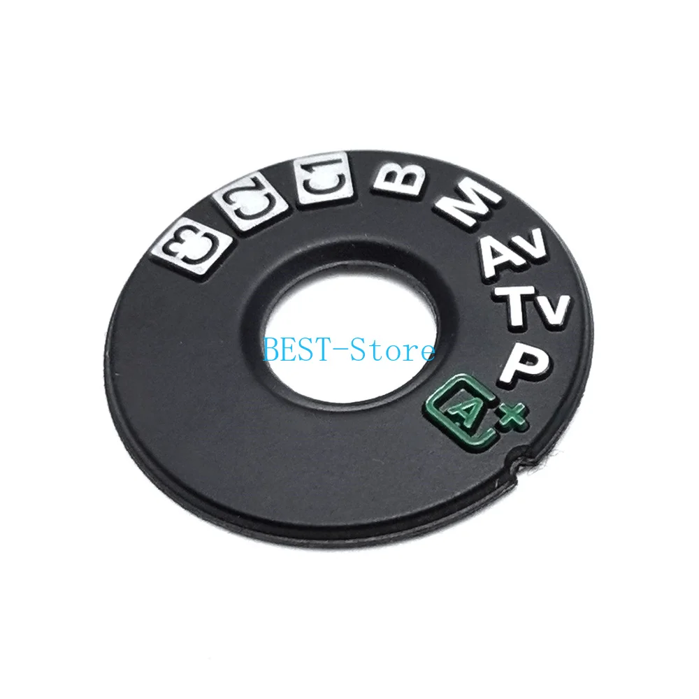 New Top Function Dial Mode Plate Interface Cap Button for Canon EOS 5DS 5DSR 7D2 7DII 7D mark II Camera Part with Adhesive Tape