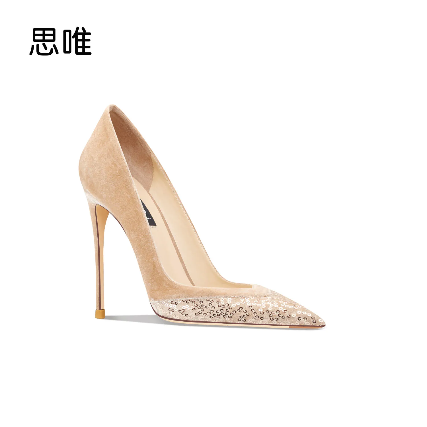 Genuine Leather High Heels Shoes 2023 Women Shoes Mixed Colors Pumps Pointed Toe Thin Heel Sexy Wedding Party Ladies Shoes 10cm